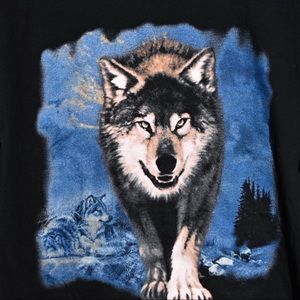 Vintage Wolf T Shirt
